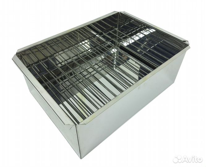 Коптильня двухъярусная с поддоном, 380*280*170 см