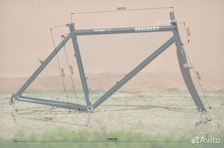 Рама Fuji Suncrest 1995 г