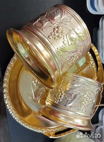 Набор Посуды СССР Винтаж Виноград