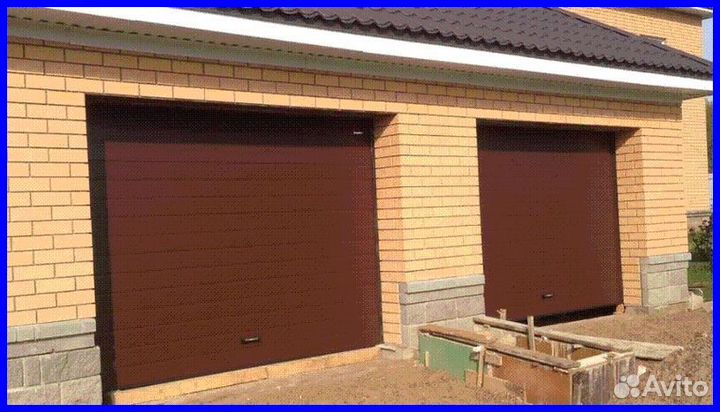 Гаражные секционные ворота дорхан 2750х2500