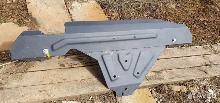 Защита заднего бампера renault duster