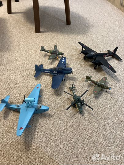Модели самолетов diecast 1/48, 1/72