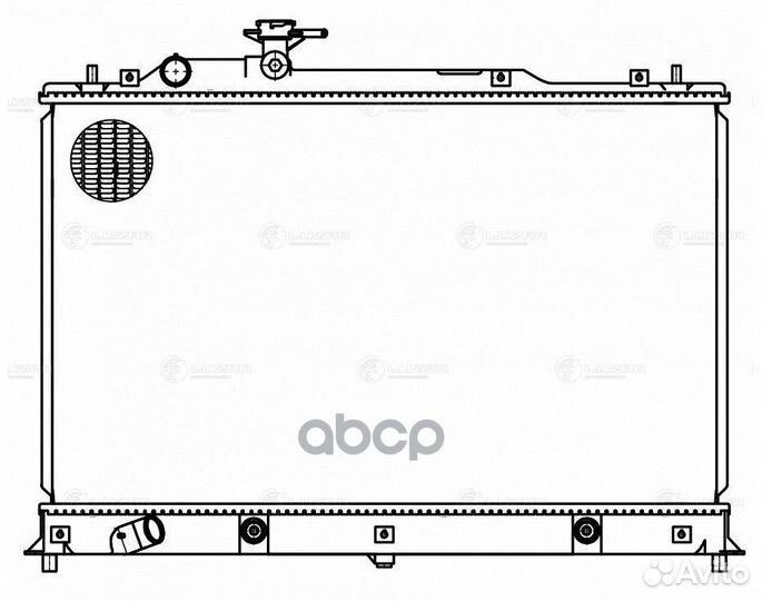Радиатор охл. для а/м Mazda CX-7 (07) AT (LRc