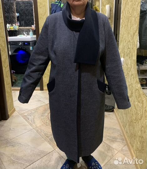 Пальто женское демисезонное 56-58
