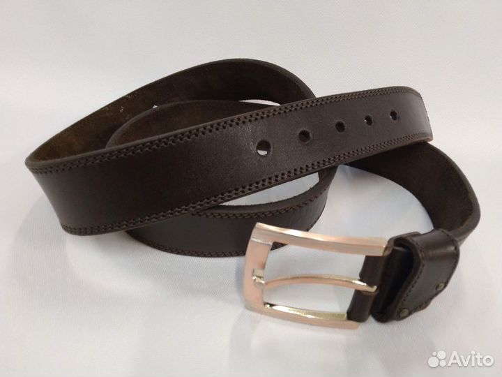 Ремень мужской, 135 см, натуральная кожа