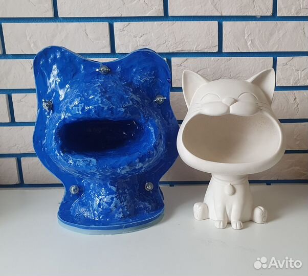 Кот-конфетница. Форма для литья