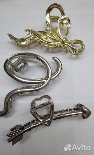 Заколки новые металлические