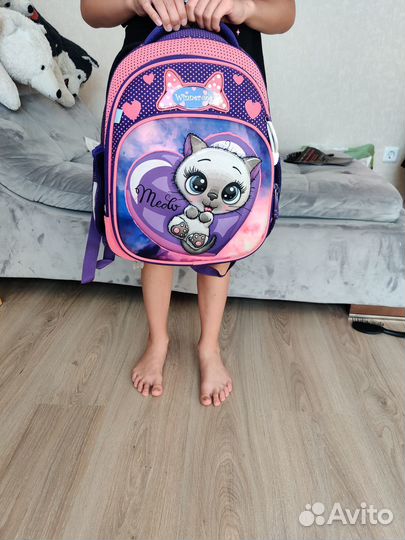 Рюкзак школьный для девочки бу