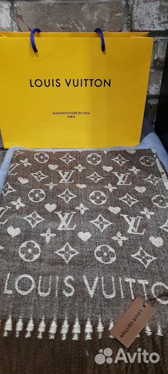 Палантин кашемир луи виттон