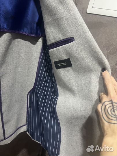 Пиджак винтажный шерсть