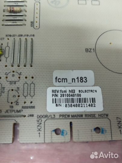 Плата упр. 2810040100 на стиральную машину beko