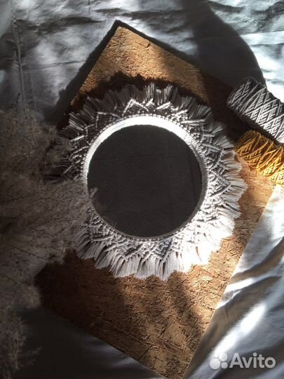 Зеркало макраме