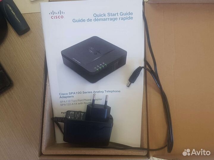 Cisco spa 112 адаптер для VoIP телефонии на 2 тел