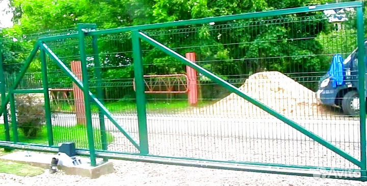 Каркас для откатных ворот