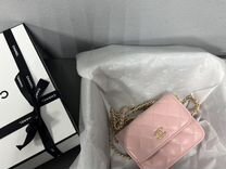 Chanel сумка поясная розовая бьюти серия