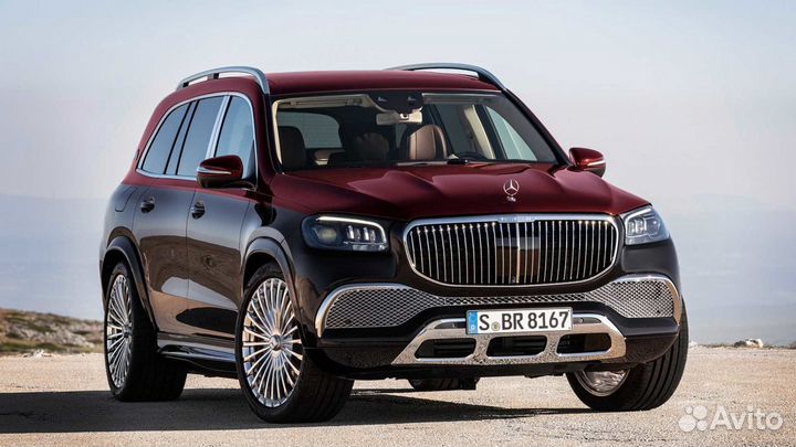Решетка радиатора Maybach Mercedes GLS W167 2020