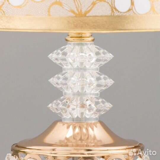 Лампа настольная с подсветкой 'Романа' 1x60Вт E27