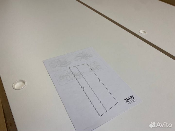 Пара раздвижных дверей IKEA fonnes 603.875.17 120x