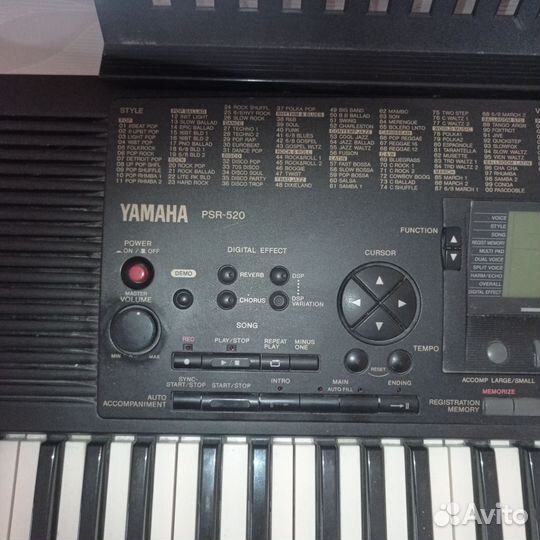 Синтезатор yamaha psr520 portatone
