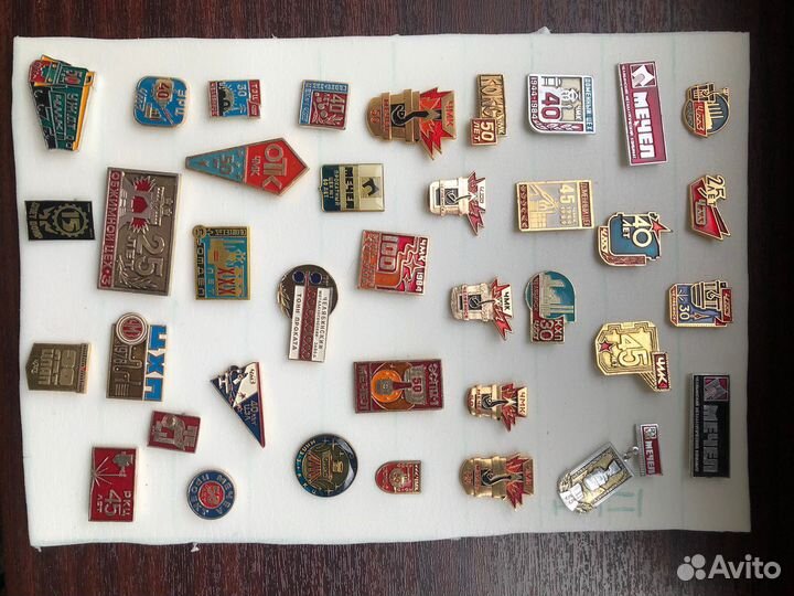 Металлические значки СССР