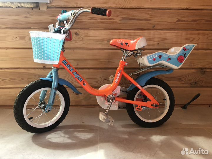 Велосипед Black Aqua Sweet, диаметр колеса 12