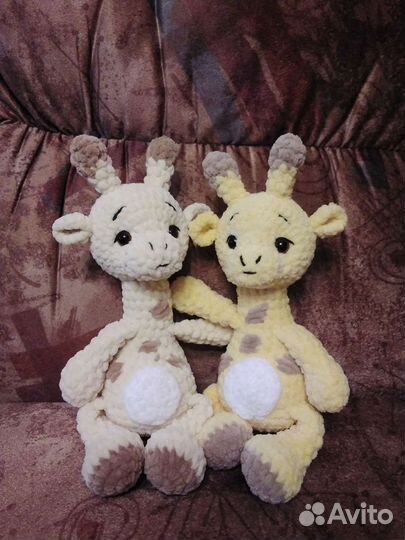 Жирафики. Вязаные игрушки