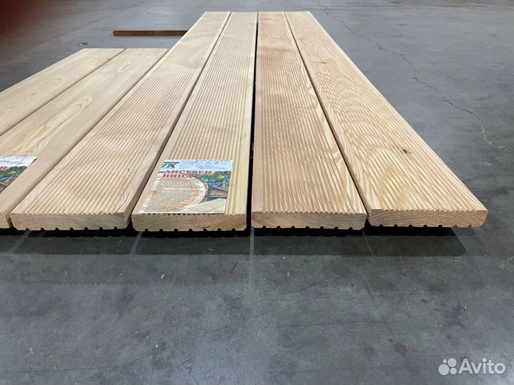 Террасная/Палубная доска из Сибирской Лиственницы