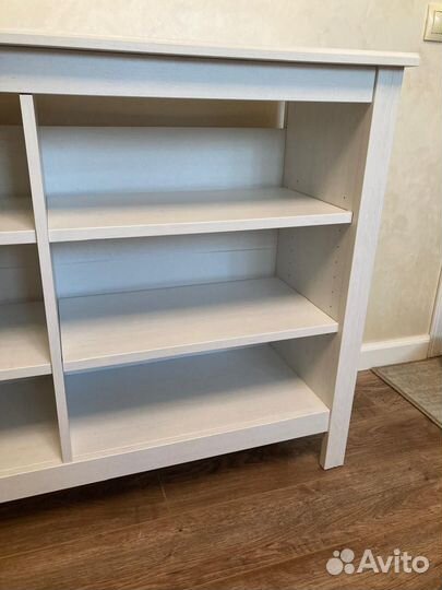 Тумба под тв, 120х36х85см, белый Брусали Икеа