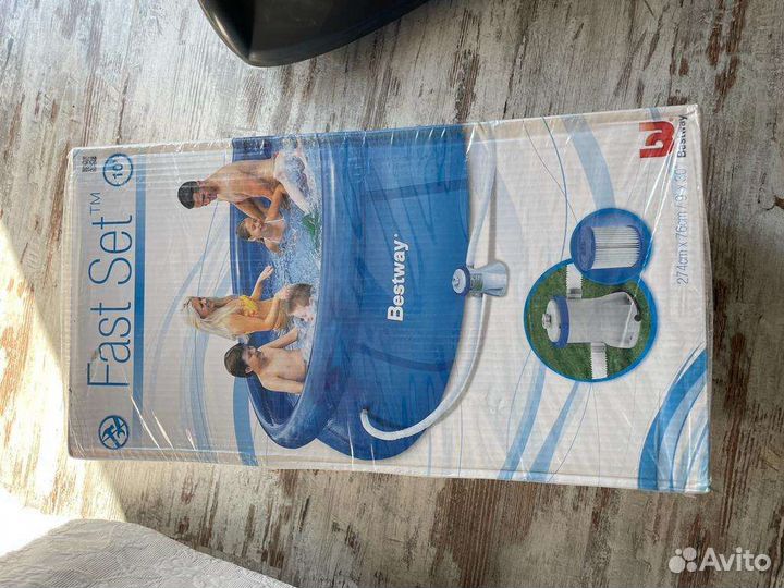 Бассейн bestway fast set 274x76