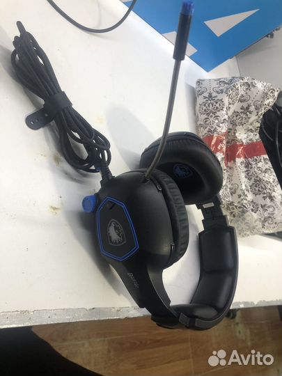 Игровые наушники с микрофоном