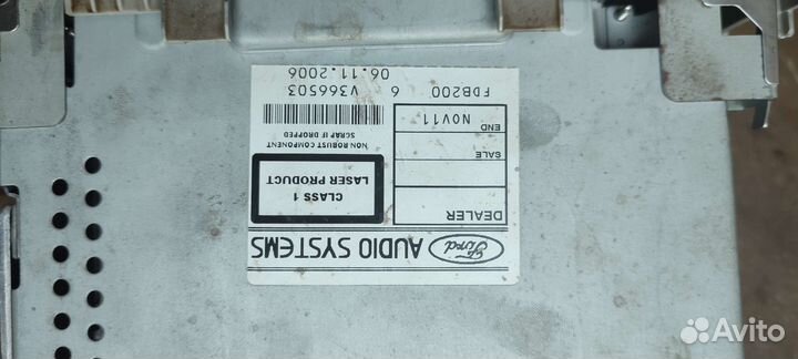 Магнитола ford 6000cd оригинал