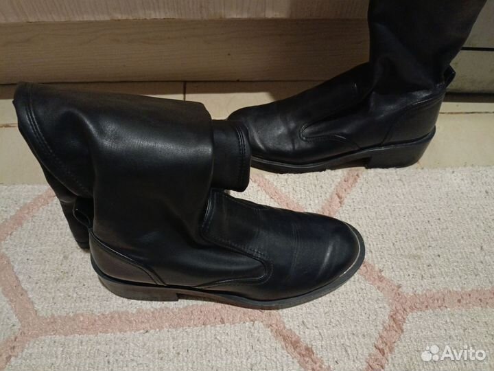 Сапоги ботфорты р 38 zara women