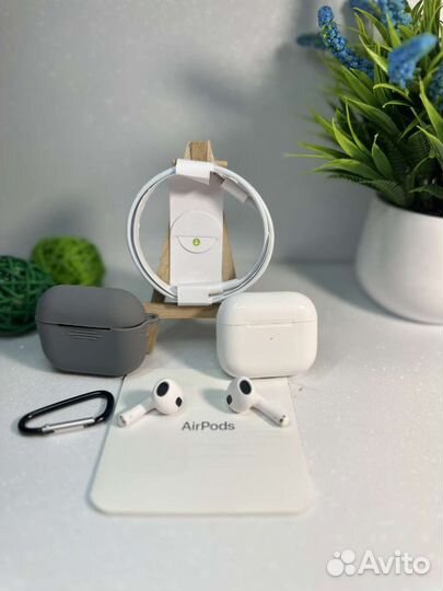 Наушники apple airpods 3 + чехол в подарок