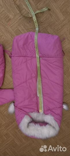 Зимний комбинезон для новорожденных 56