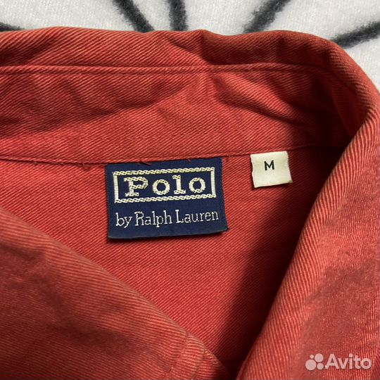 Винтажная плотная Рубашка Polo Ralph Lauren