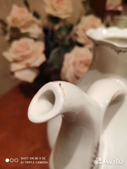 Чайник большой керамический СССР