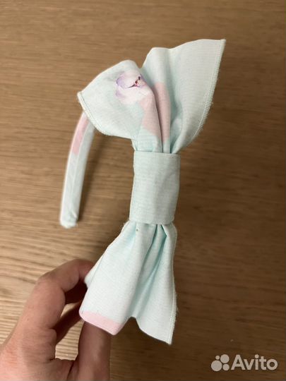 Ободок детский с бантиком новый