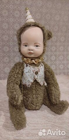 Тедди долл мальчик в подарочной коробке