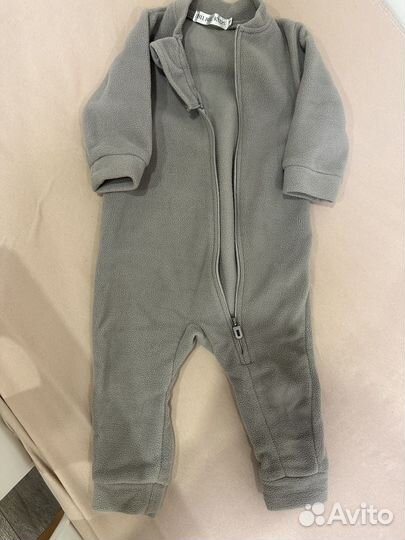 Флисовый комбинезон 80