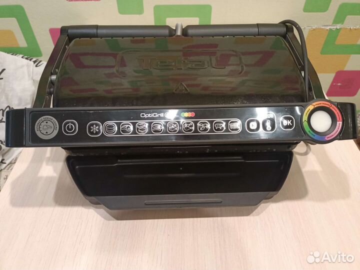 Гриль tefal optigrill xl GC722D34