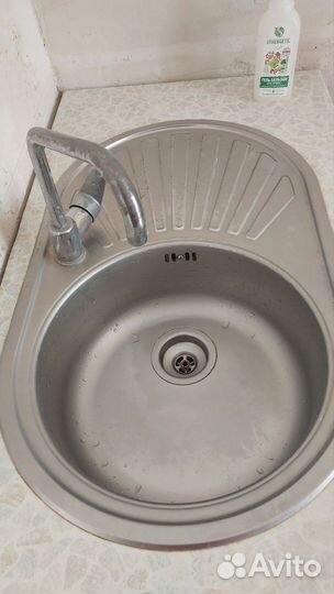 Мойка для кухни из нержавейки с крылом