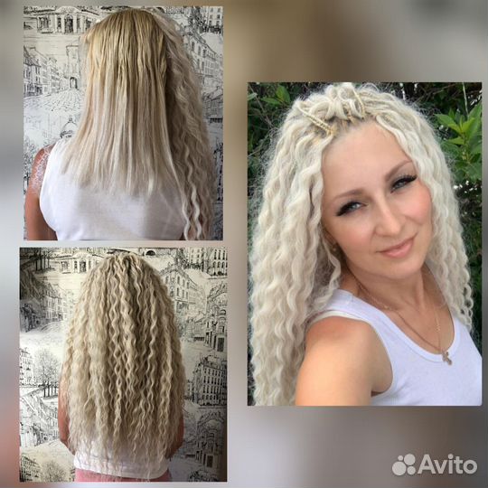 Афрокудри точечно(дредолоконы)