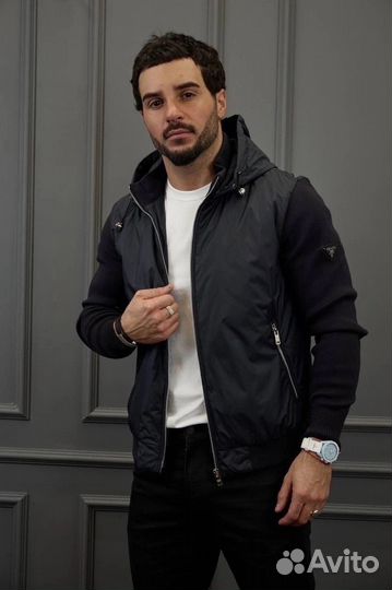 Демисезонная куртка мужская prada размер (48-56)