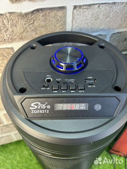 Беспроводная большая караоке колонка ZQS 6212