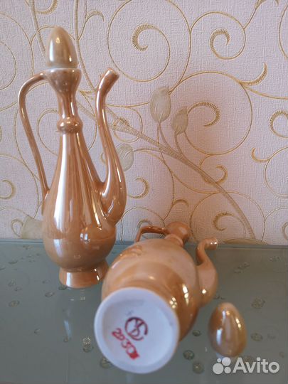 Кувшин миниатюрный изящной формы, фарфор СССР