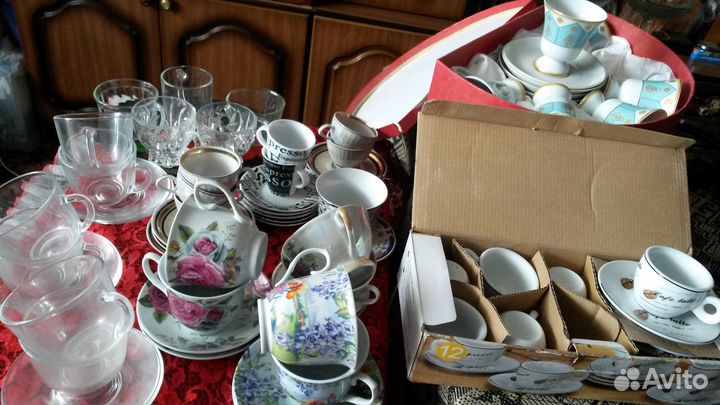 Чайные и кофейные пары новые