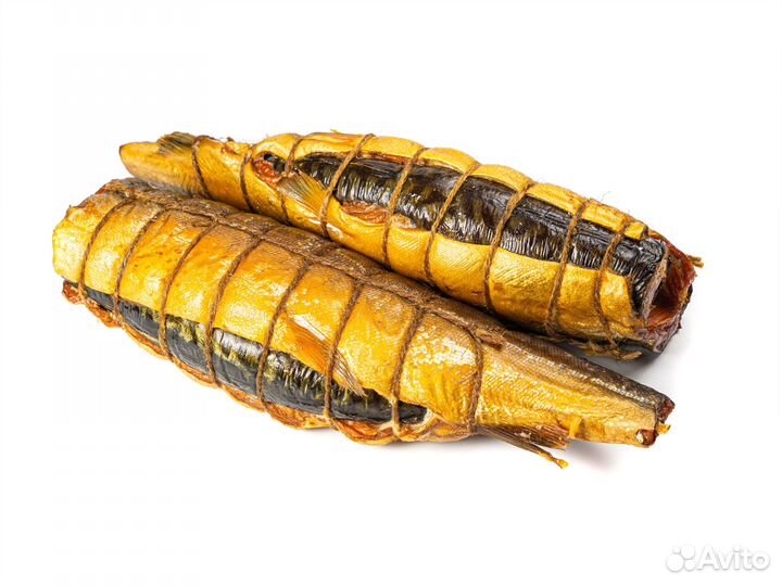 Рыба горячего копчения в ассортименте