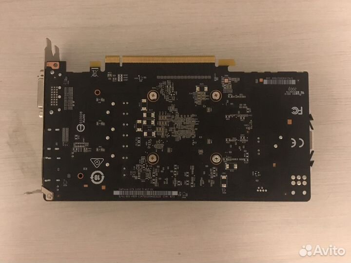 Видеокарта gtx 1050 ti 4gb msi