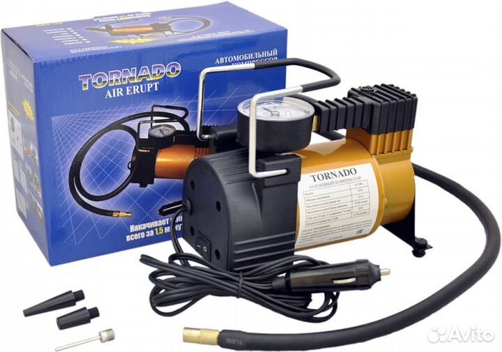Компрессор автомобильный торнадо