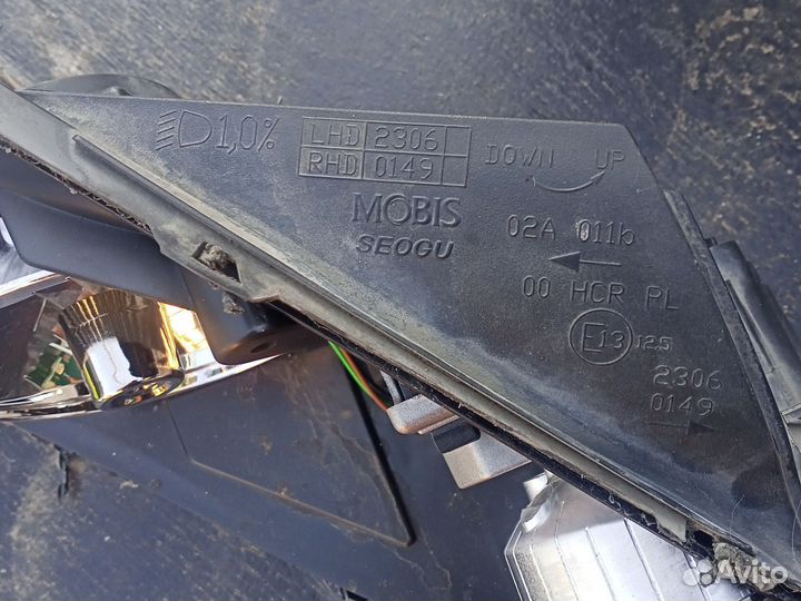 Фара правая на kia ceed 1